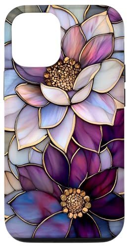 Lila Floral Dahlia Flower Botanical Nature Hülle für iPhone 12/12 Pro Lila Floral Dahlia Flower Botanical Nature Hülle für iPhone 12/12 Pro von SAVARLO