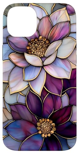Lila Floral Dahlia Flower Botanical Nature Hülle für iPhone 14 Plus Lila Floral Dahlia Flower Botanical Nature Hülle für iPhone 14 Plus von SAVARLO