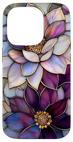 Lila Floral Dahlia Flower Botanical Nature Hülle für iPhone 14 Pro Lila Floral Dahlia Flower Botanical Nature Hülle für iPhone 14 Pro von SAVARLO