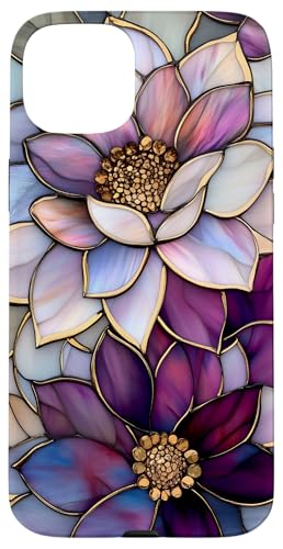 Lila Floral Dahlia Flower Botanical Nature Hülle für iPhone 15 Plus Lila Floral Dahlia Flower Botanical Nature Hülle für iPhone 15 Plus von SAVARLO
