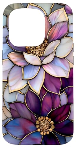 Lila Floral Dahlia Flower Botanical Nature Hülle für iPhone 15 Pro Lila Floral Dahlia Flower Botanical Nature Hülle für iPhone 15 Pro von SAVARLO