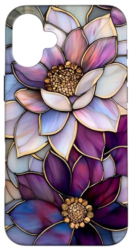 Lila Floral Dahlia Flower Botanical Nature Hülle für iPhone 16 Plus Lila Floral Dahlia Flower Botanical Nature Hülle für iPhone 16 Plus von SAVARLO