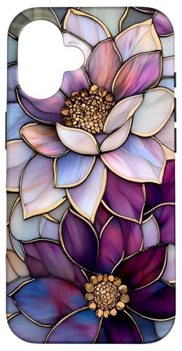 Lila Floral Dahlia Flower Botanical Nature Hülle für iPhone 16 Lila Floral Dahlia Flower Botanical Nature Hülle für iPhone 16 von SAVARLO
