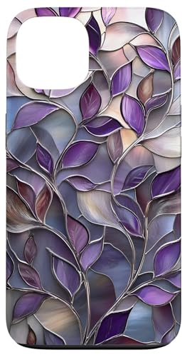 Lila botanische Blätter Floral Aesthetic Hülle für iPhone 13 Lila botanische Blätter Floral Aesthetic Hülle für iPhone 13 von SAVARLO