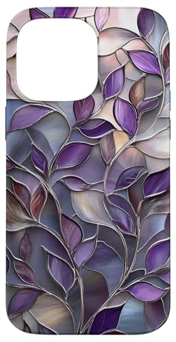 Lila botanische Blätter Floral Aesthetic Hülle für iPhone 14 Pro Max Lila botanische Blätter Floral Aesthetic Hülle für iPhone 14 Pro Max von SAVARLO