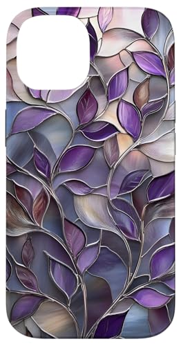 Lila botanische Blätter Floral Aesthetic Hülle für iPhone 14 Lila botanische Blätter Floral Aesthetic Hülle für iPhone 14 von SAVARLO