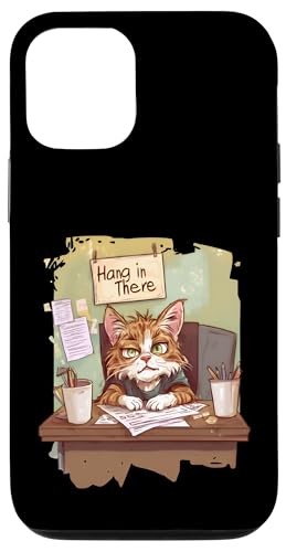 Lustiger Katzenliebhaber-Humor für Frauen Männer überarbeitete Hang in There Hülle für iPhone 12/12 Pro Lustiger Katzenliebhaber-Humor für Frauen Männer überarbeitete Hang in There Hülle für iPhone 12/12 Pro von SAVARLO