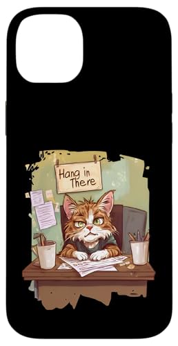 Lustiger Katzenliebhaber-Humor für Frauen Männer überarbeitete Hang in There Hülle für iPhone 14 Plus Lustiger Katzenliebhaber-Humor für Frauen Männer überarbeitete Hang in There Hülle für iPhone 14 Plus von SAVARLO