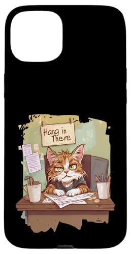 Lustiger Katzenliebhaber-Humor für Frauen Männer überarbeitete Hang in There Hülle für iPhone 15 Plus Lustiger Katzenliebhaber-Humor für Frauen Männer überarbeitete Hang in There Hülle für iPhone 15 Plus von SAVARLO