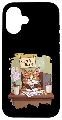 Lustiger Katzenliebhaber-Humor für Frauen Männer überarbeitete Hang in There Hülle für iPhone 16 Lustiger Katzenliebhaber-Humor für Frauen Männer überarbeitete Hang in There Hülle für iPhone 16 von SAVARLO
