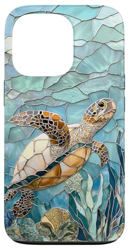 Schildkröte Meeresleben Ozean Thema Blau Türkis Hülle für iPhone 13 Pro Schildkröte Meeresleben Ozean Thema Blau Türkis Hülle für iPhone 13 Pro von SAVARLO