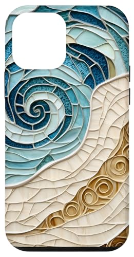 Strand Ozean Thema Abstrakter Sand und Meeresleben Hülle für iPhone 12 mini Strand Ozean Thema Abstrakter Sand und Meeresleben Hülle für iPhone 12 mini von SAVARLO