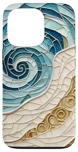 Strand Ozean Thema Abstrakter Sand und Meeresleben Hülle für iPhone 13 Pro Strand Ozean Thema Abstrakter Sand und Meeresleben Hülle für iPhone 13 Pro von SAVARLO