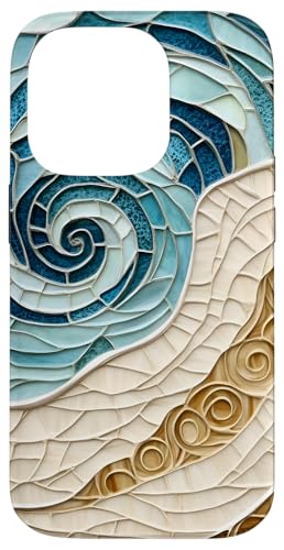 Strand Ozean Thema Abstrakter Sand und Meeresleben Hülle für iPhone 14 Pro Strand Ozean Thema Abstrakter Sand und Meeresleben Hülle für iPhone 14 Pro von SAVARLO
