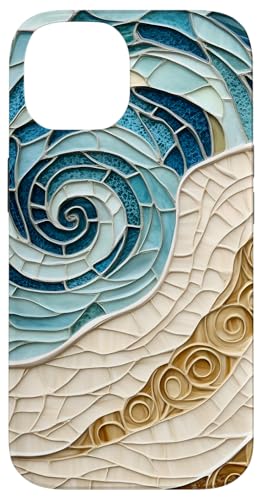 Strand Ozean Thema Abstrakter Sand und Meeresleben Hülle für iPhone 14 Strand Ozean Thema Abstrakter Sand und Meeresleben Hülle für iPhone 14 von SAVARLO