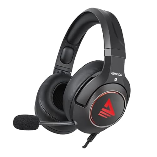 SAVIO Kopfhörer Gaming Headset mit Mikrofon Vertigo 7.1 Virtual Surround - Kopfhoerer - Kabelgebundene Kopfhörer mit 50mm Membrandurchmesser - Leichtes und Komfortables Design von SAVIO