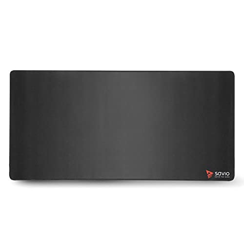 SAVIO Mauspad Gaming “Black Edition Turbo Dynamic” - Gaming Mauspad XXL mit Saum - Gaming Mousepad - Mouse Pad für Gamer - 1000x500x3mm (XXL) von SAVIO