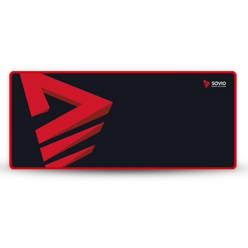 SAVIO Mauspad Gaming “Turbo Dynamic” - Gaming Mauspad XXL mit Saum - Gaming Mousepad - Mouse Pad für Gamer - 1000x500x3mm (XXL) von SAVIO