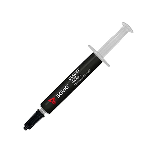 SAVIO Wärmeleitpaste CPU 2g “TG-03” - Leicht Anwendbar Thermal Paste - 13.5 W/mK - zum Kühlkörper Verbindung Kühle und Stummschaltung für alle CPU, GPU Kühler von SAVIO