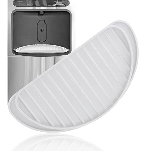 Kühlschrank Wasserfänger, Silikon Wiederverwendbar Saugschwamm Wasserfänger Rutschfest Kühlschrank-Wasserspender Kühlschrank-Tropfschale für Kühlschrank-Tropf (Weiss) von SAVITA