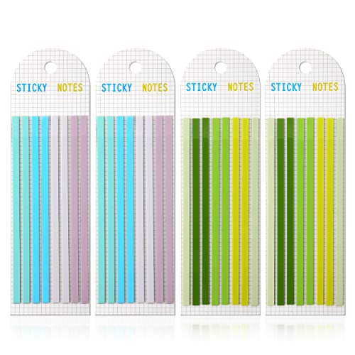 Textmarker Streifen, 640Stk Highlighter Tape Transparent Abnehmbare Fluoreszierende Buchanhänger Page Marker zum Kommentieren von Büchern Lesen von Indexnotizen Speicher Heimbüro Schulmaterial von SAVITA