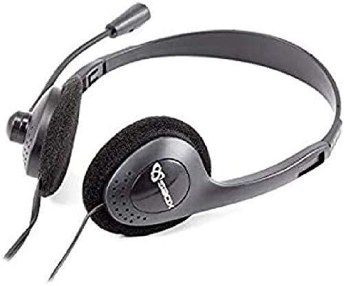 SBOX HS-201 Gaming Headset mit PC Kabel und Mikrofon 3,5mm Klinke 105dB schwarz von SBOX