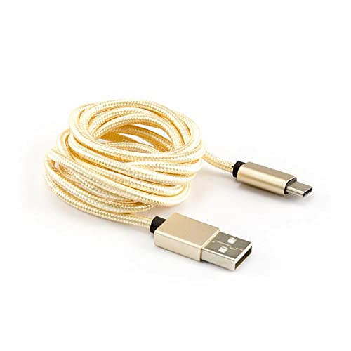 SBOX USB-TYPEC-15G USB-Kabel (1,5 m, USB A, USB C, 2.0, 480 Mbit/s, Gold) von SBOX