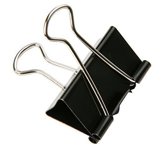 SBS® Binder Clips | 32 mm | 30 Stück | Metallklammern | Büroklammern | Papierhalter von SBS