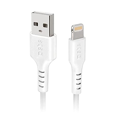 SBS CABLE DATOS/CARGA USB 2.0 - LIGHTNING C-89 BLANCO PARA IPHONE von SBS