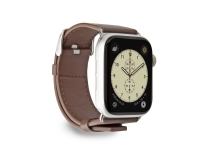 SBS Eco Leather urrem til Apple Watch 42/44/45/49mm. Brun von SBS