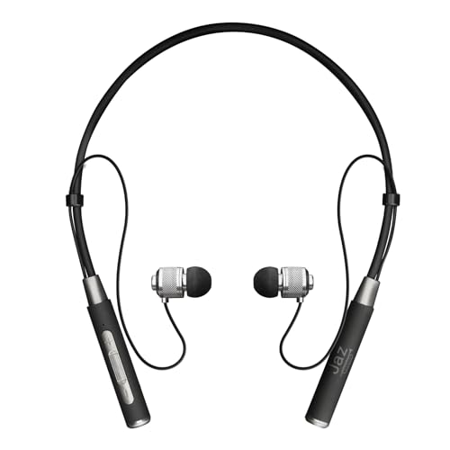 JAZ SBS Spirit Stereo-Ohrhörer Wireless V.5.0 mit Metall-Finish, Flexibles Nackenband, Multifunktionstasten für Musik und Anrufe JAZ SBS Spirit Stereo-Ohrhörer Wireless V.5.0 mit Metall-Finish, Flexibles Nackenband, Multifunktionstasten für Musik und Anrufe von JAZ