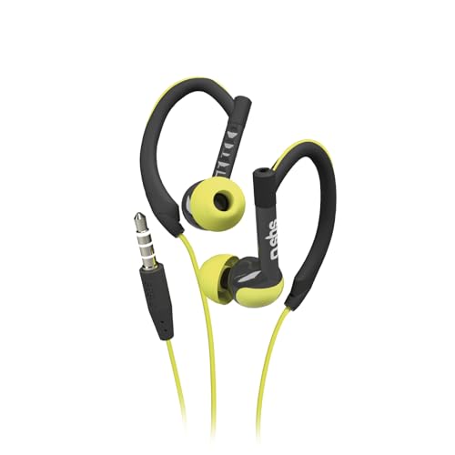 SBS Kabelgebundene In-Ear-Kopfhörer Runway Sport Stereo mit Ohrstöpseln, Mikrofon und Antworttaste, Segeltuchtasche, gelb und schwarz, Einheitsgröße SBS Kabelgebundene In-Ear-Kopfhörer Runway Sport Stereo mit Ohrstöpseln, Mikrofon und Antworttaste, Segeltuchtasche, gelb und schwarz, Einheitsgröße von SBS