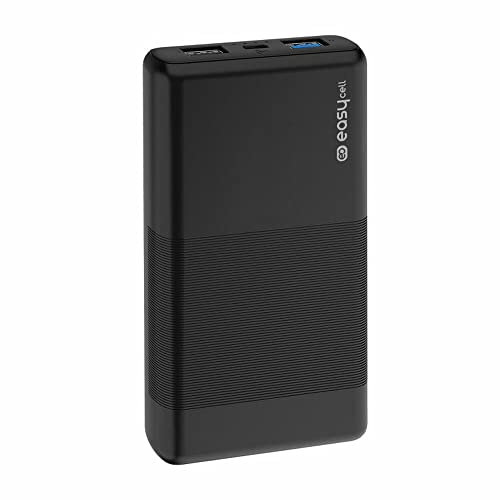 SBS Ladegerät Externe Batteriemarke Modell Powerbank EasyCell 10.000 mAh 2X USB 2A von SBS