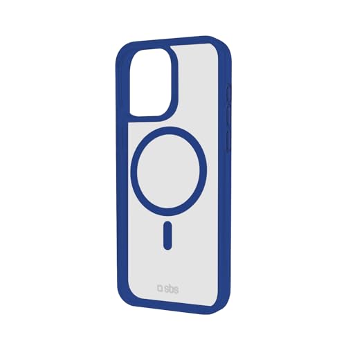 SBS Mag Frame Case - MagSafe Schutzhülle für iPhone 16 Pro - Flexibel und strapazierfähig, stoß- und Kratzfest, Kameraschutz, Material TPU, schlankes Design, transparent und blau SBS Mag Frame Case - MagSafe Schutzhülle für iPhone 16 Pro - Flexibel und strapazierfähig, stoß- und Kratzfest, Kameraschutz, Material TPU, schlankes Design, transparent und blau von SBS