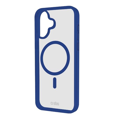 SBS Mag Frame Case - MagSafe Schutzhülle für iPhone 16 - flexibel und strapazierfähig, stoßfest, Kratzfest, Schutz für Kameras, Material TPU, schlankes Design, transparent und blau SBS Mag Frame Case - MagSafe Schutzhülle für iPhone 16 - flexibel und strapazierfähig, stoßfest, Kratzfest, Schutz für Kameras, Material TPU, schlankes Design, transparent und blau von SBS