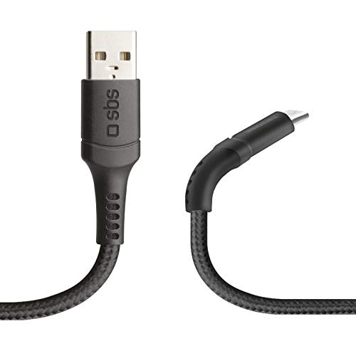 SBS Micro USB Kabel 100 cm - Langlebiges Ladekabel mit 2.0 USB & Micro USB Anschluss - Ideal für Handy Samsung Galaxy S10E, S10+, S10, S9, S8, S7, S6, Note 10, Note 10+, Huawei Mate von SBS