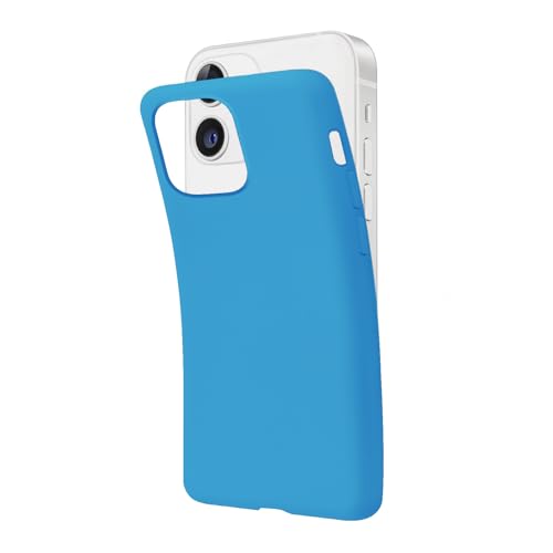 SBS Schutzhülle für iPhone 12 Mini Hellblau Cerulean Pantone 2191 C Hülle Weich Flexibel Kratzfest Dünn Bequem in der Tasche Hülle Kompatibel mit Wireless Charging SBS Schutzhülle für iPhone 12 Mini Hellblau Cerulean Pantone 2191 C Hülle Weich Flexibel Kratzfest Dünn Bequem in der Tasche Hülle Kompatibel mit Wireless Charging von SBS
