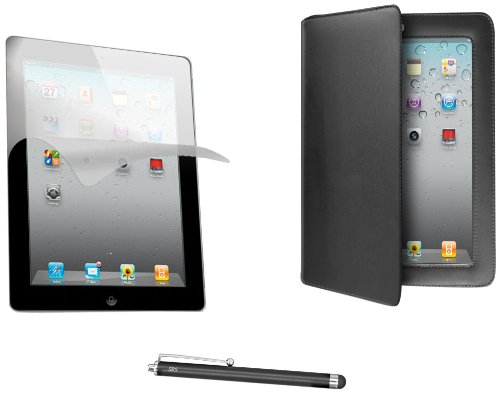 SBS Tablet-Kit, Displayschutzfolie + Schutzhülle + Stylus Pen, für Apple iPad/iPad 2 / iPad mit Retina-Display von SBS