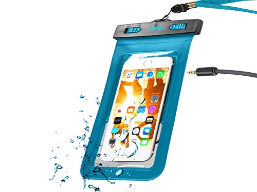 SBS wasserdichte Tasche für Smartphones bis 5,5 Zoll, IPX8-zertifiziert, mit 3,5-mm-Klinkenstecker für Kopfhörer, Umhängeband, doppelter Sicherheitsverschluss SBS wasserdichte Tasche für Smartphones bis 5,5 Zoll, IPX8-zertifiziert, mit 3,5-mm-Klinkenstecker für Kopfhörer, Umhängeband, doppelter Sicherheitsverschluss von SBS