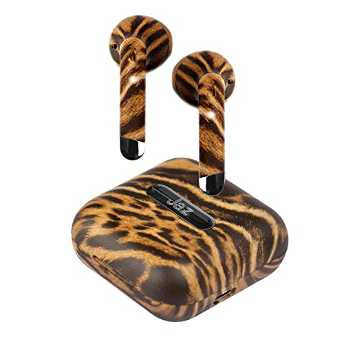 Sbs Jaz Hoox True Wireless Stereo Leopard Ohrhörer, Wireless Tws, 400 Mah Ladestation, bis zu 4 Stunden Musik und Anrufe, Mono-Funktion mit Dual Leader Technologie von JAZ