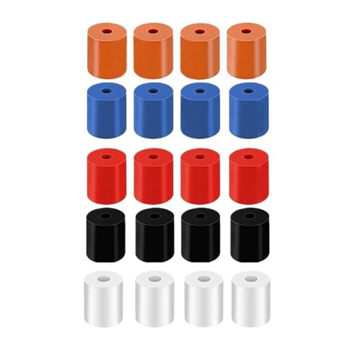 3D-Drucker-Teile, Hochtemperatur-Silikon-Festabstandshalter, Heißbett-Nivelliersäule, 3 Stück lang + 1 Stück kurz, for 3D-Drucker-Teile (Color : Orange 16mm and 18mm, Size : 1 Set) von SBTRKT