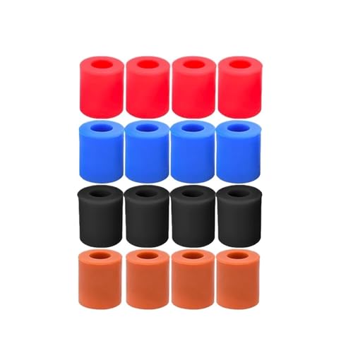 4 Teile/satz Heißer Bett Nivellierung Spalte Silikon Solide Spacer Plattform Leveler for 3D Drucker Teile (Color : Orange 4 long, Size : 1 Set) von SBTRKT