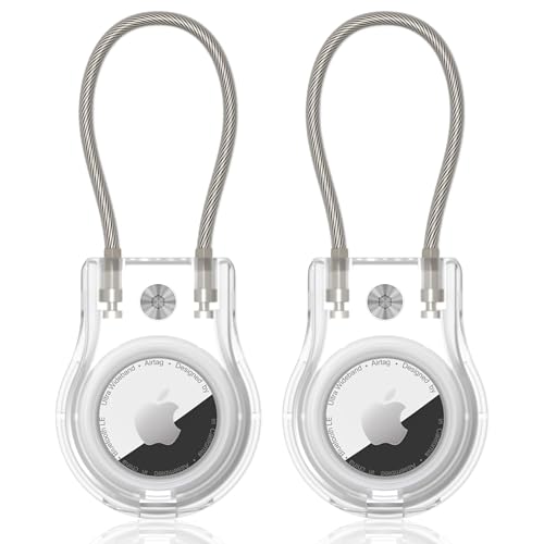 2er Pack SCALLOP Airtag-Schlüsselanhänger, Airtag-anhänger mit Drahtkabel Stabiler Schutz,Airtag Hülle Kompatibel mit Apple Airtag für Schlüsselanhänger, Schlüssel, Gepäck 2er Pack SCALLOP Airtag-Schlüsselanhänger, Airtag-anhänger mit Drahtkabel Stabiler Schutz,Airtag Hülle Kompatibel mit Apple Airtag für Schlüsselanhänger, Schlüssel, Gepäck von SCALLOP