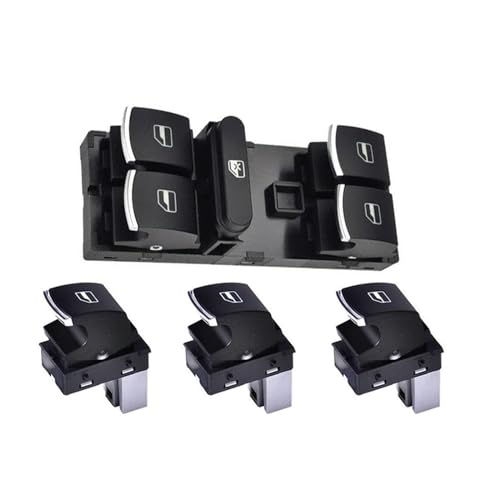 Für Tiguan Für Golf Für Jetta MK5 MK6 CC Für Passat Vorne Und Hinten Elektrische Fenster Control Schalter 5ND959855 5ND959857 Auto Fensterheber Schalter(4PCS) von SCBSTKBGGW