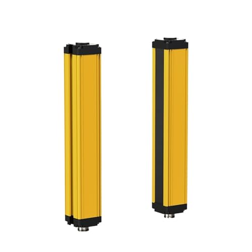 SCDBPZSD Sicherheits-Lichtvorhang-Sensor, 20 mm Pitch-Bereich, Schutzgerät, industrielle Infrarot-Gitterbarriere, NPN, PNP-Ausgang, 12–24 V DC (20 mm Abstand, 14 Strahl) von SCDBPZSD