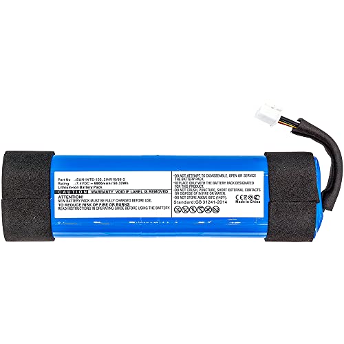 Akku für Xtreme 2 2INR19/66-2 SUN-INTE-103 J-XTREME2BLKAM J-XTREME2BLUAM 7,4V Li-ion 6800mAh / 50,32Wh von SCESMIA