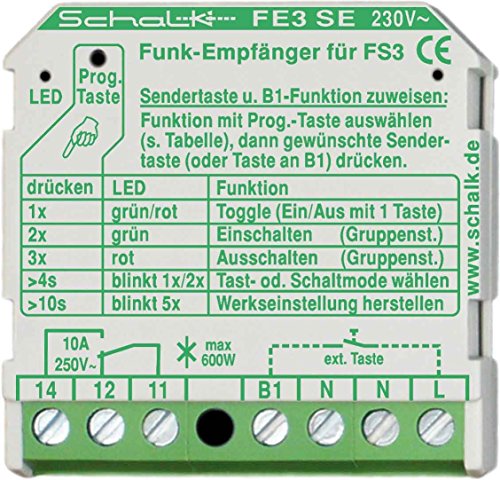 1-Kanal 230V AC (UP), VO, 18.5mm (H) SCHALK FE3 SE von SCHALK