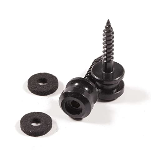 Schaller S-Lock Buttons black chrome (2) von SCHALLER