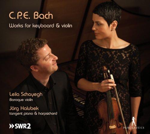 CPE Bach: Werke für Violine und Klavier von SCHAYEGH/HALUBEK