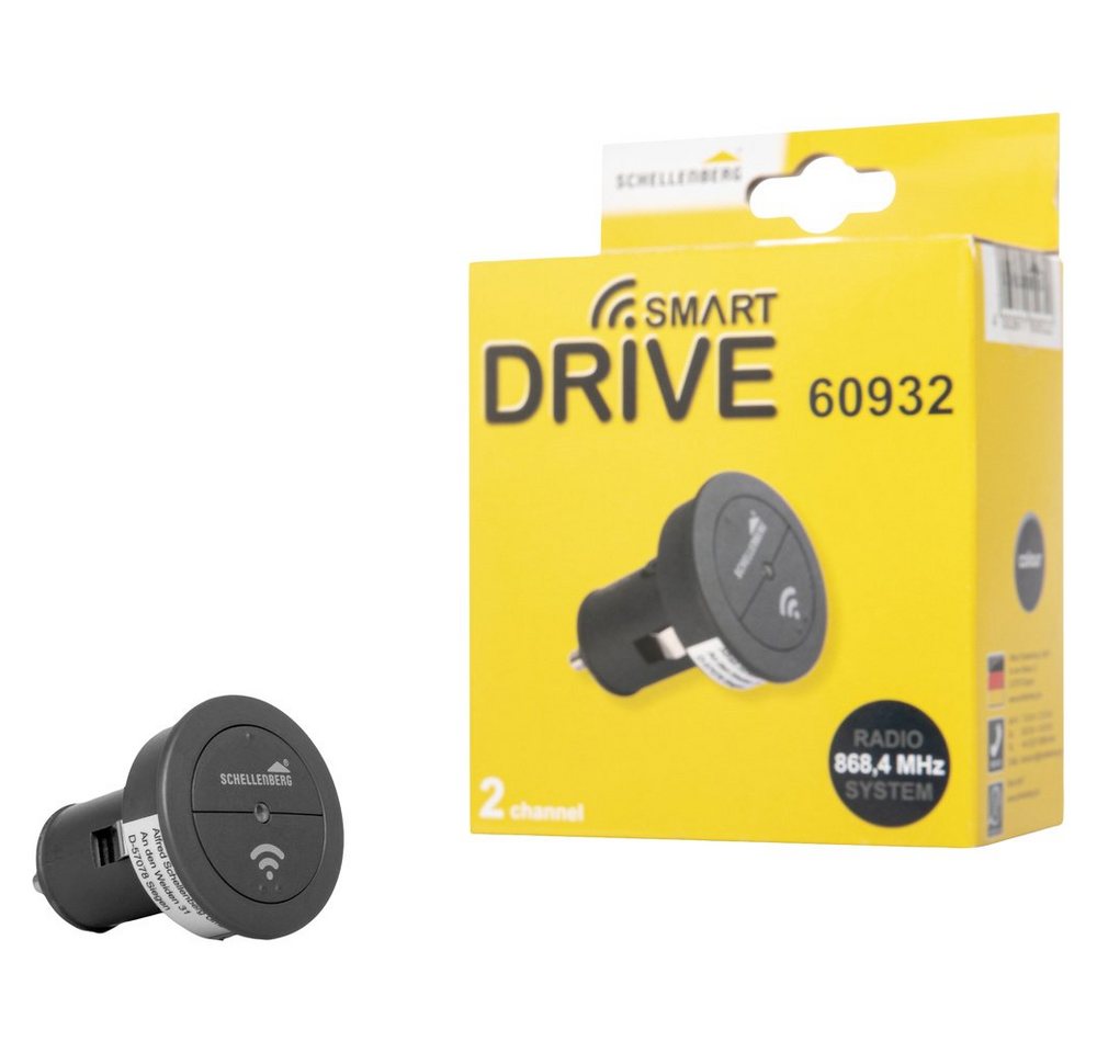 SCHELLENBERG Schellenberg 60932 2-Kanal Funk-Autosender 868.4 MHz Smart-Home-Fernbedienung SCHELLENBERG Schellenberg 60932 2-Kanal Funk-Autosender 868.4 MHz Smart-Home-Fernbedienung von SCHELLENBERG